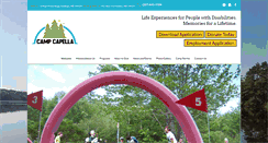 Desktop Screenshot of campcapella.org